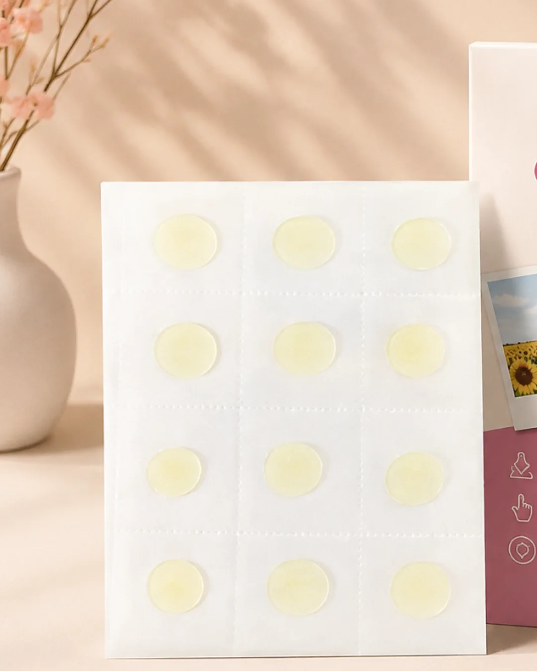 Glue dots pack of 24 for mounting polaroid prints