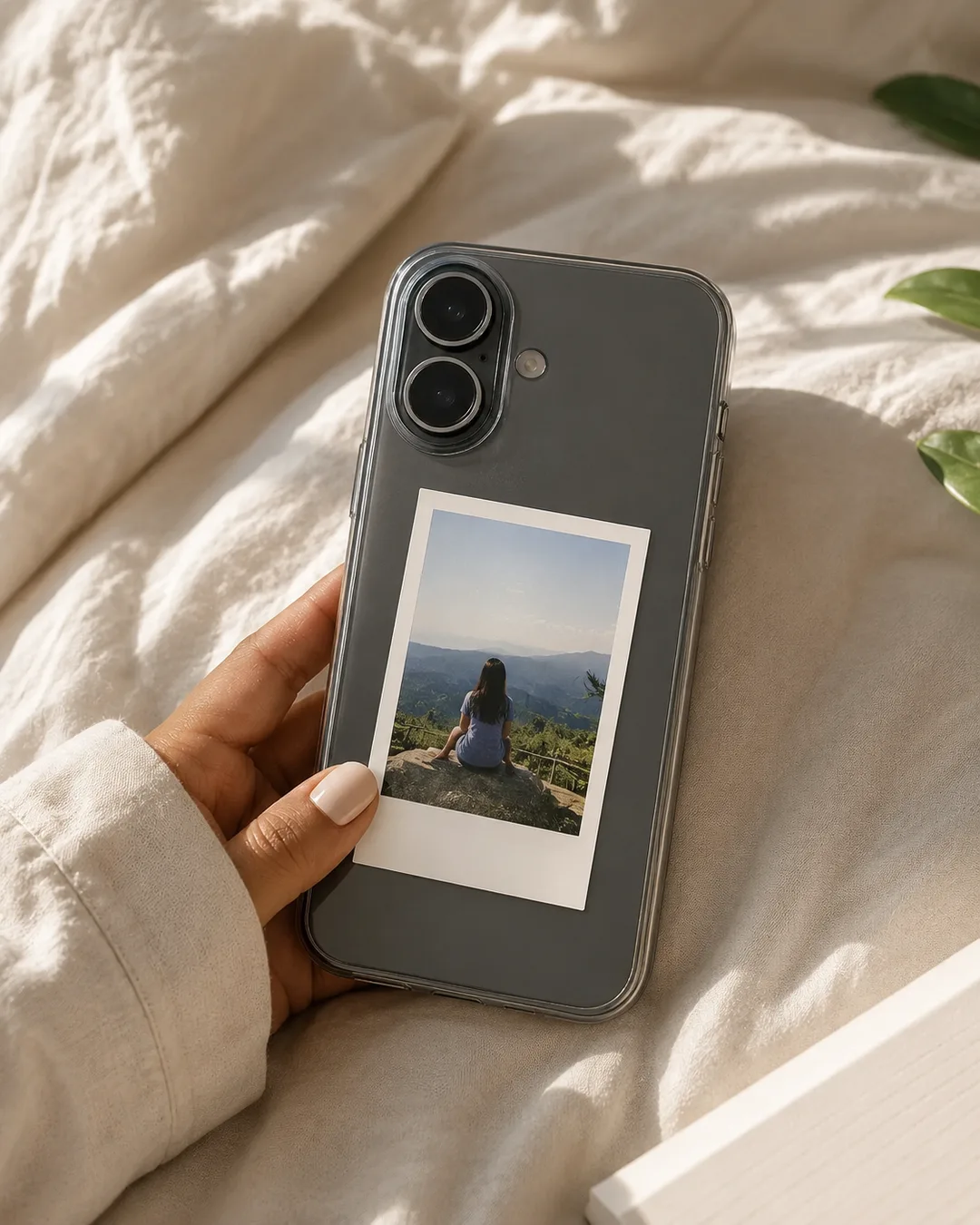 Mini polaroid prints – 2×3 inch print on iPhone lifestyle photo