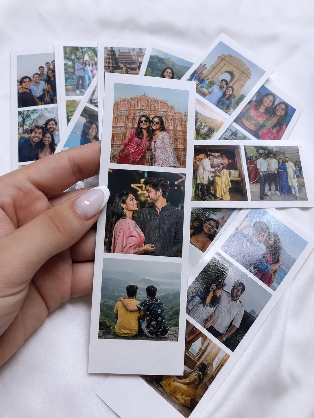 Photo strips – 3 photos per strip, 6×2 inch, matte or glossy finish